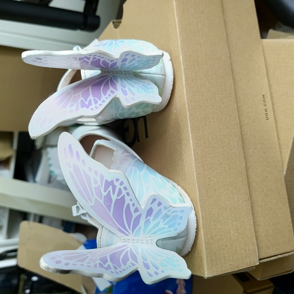 Sophia Webster girls white flats size 35 - Picture 3 of 5